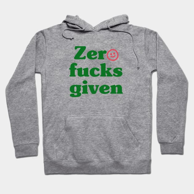 Zero Fcks Given Hoodie by Riel